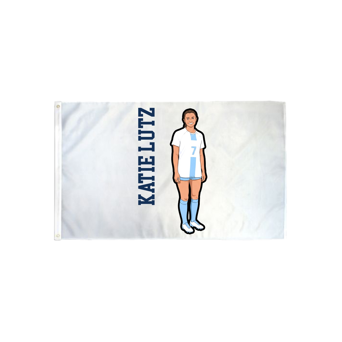 3x5 Flag — Name Vertical in Classic