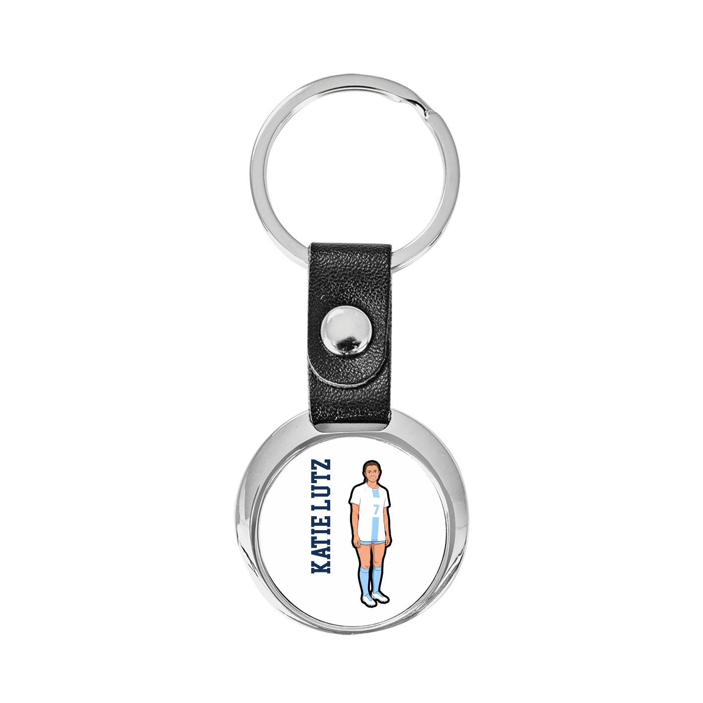 Key Chain — Name Vertical in Classic