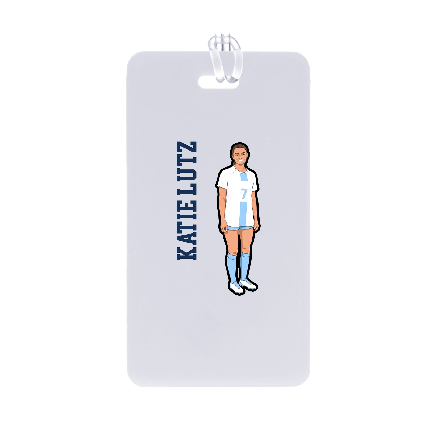 Bag Tag — Name Vertical in Classic