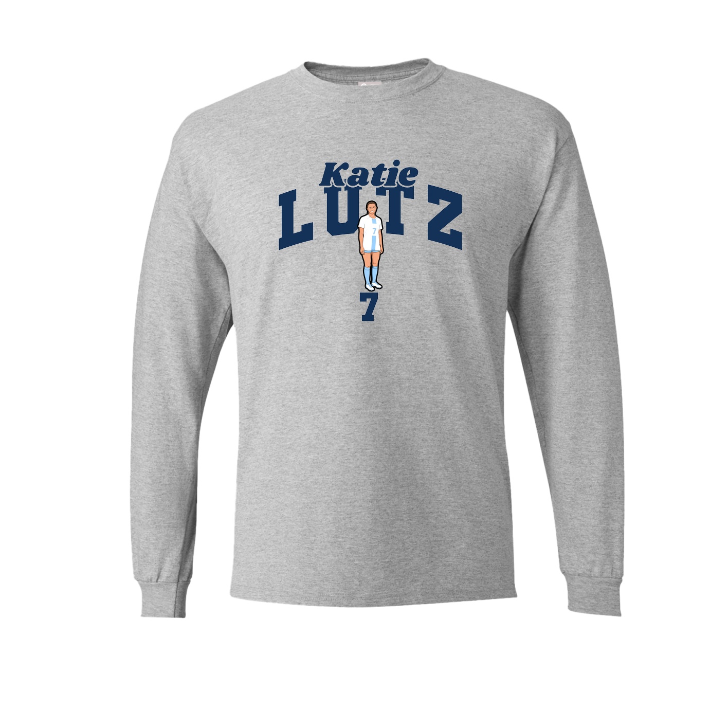 Long Sleeve Tee — Signature Arch in Grey