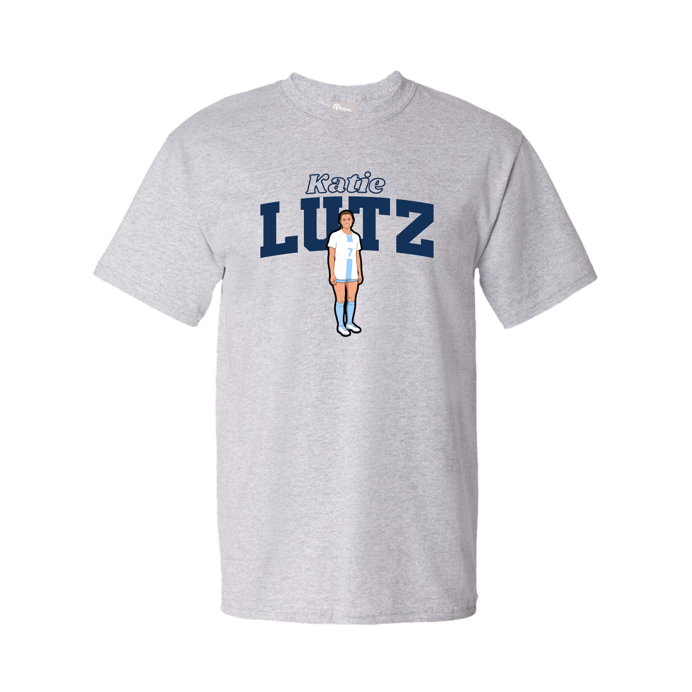 Tee — Name Arch in Grey