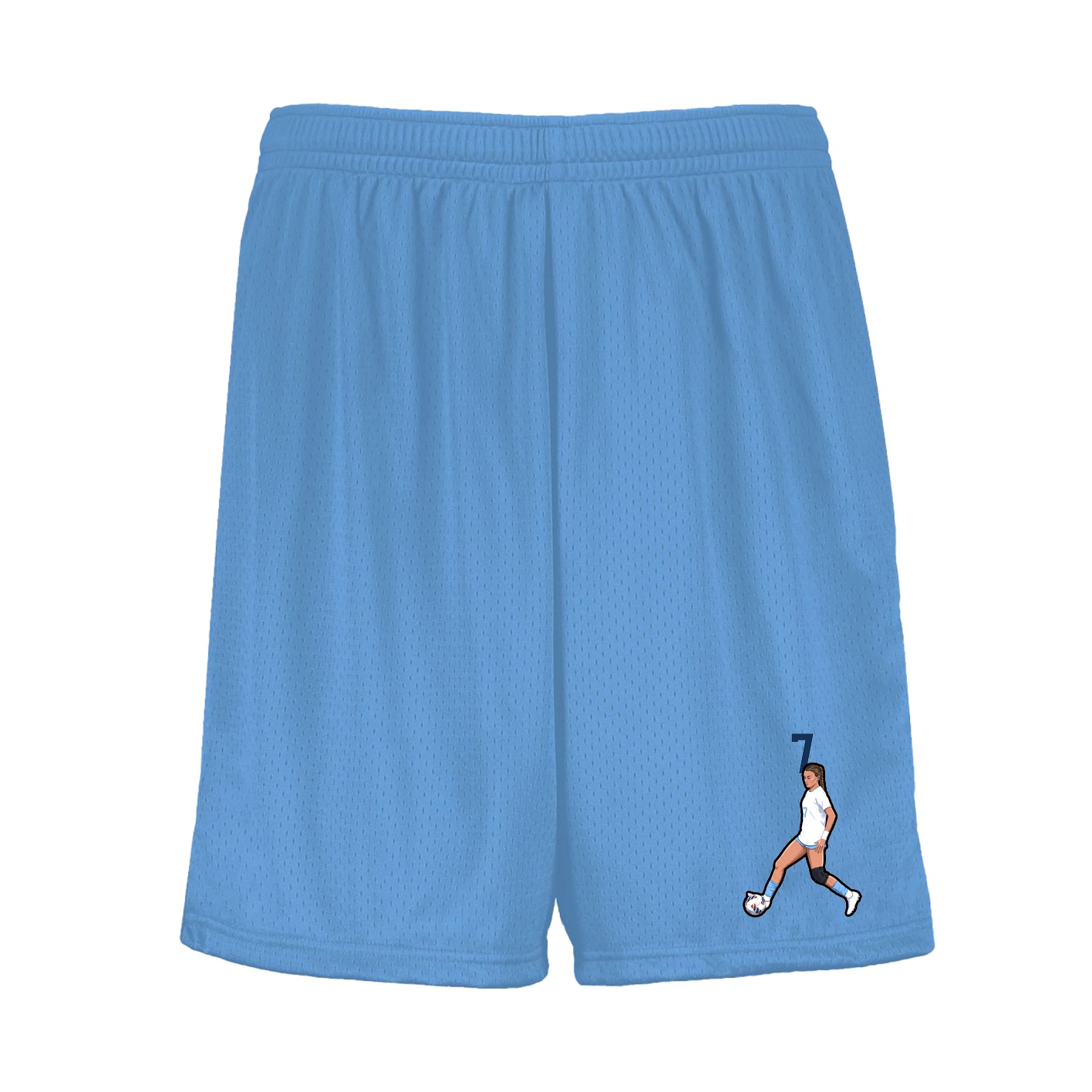 Shorts — Number Top in Light Blue