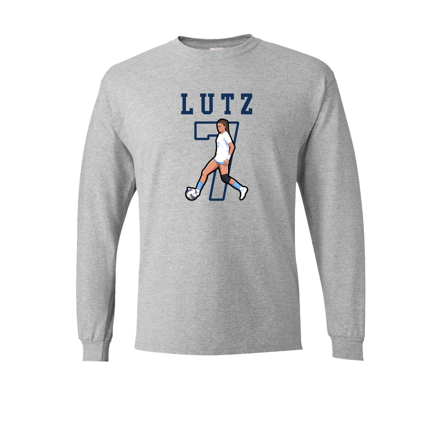 Long Sleeve Tee — Shirsey in Grey