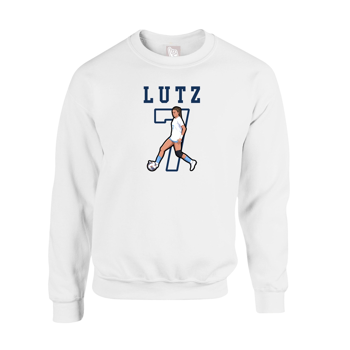 Fleece Crew — Shirsey in White