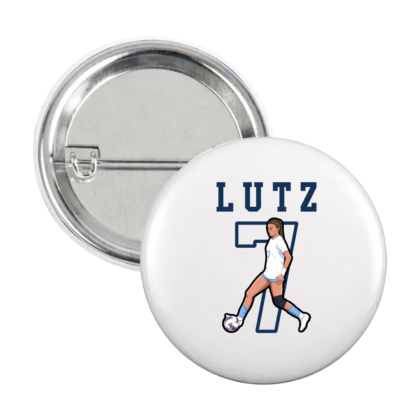 Game Day Button — Shirsey in White