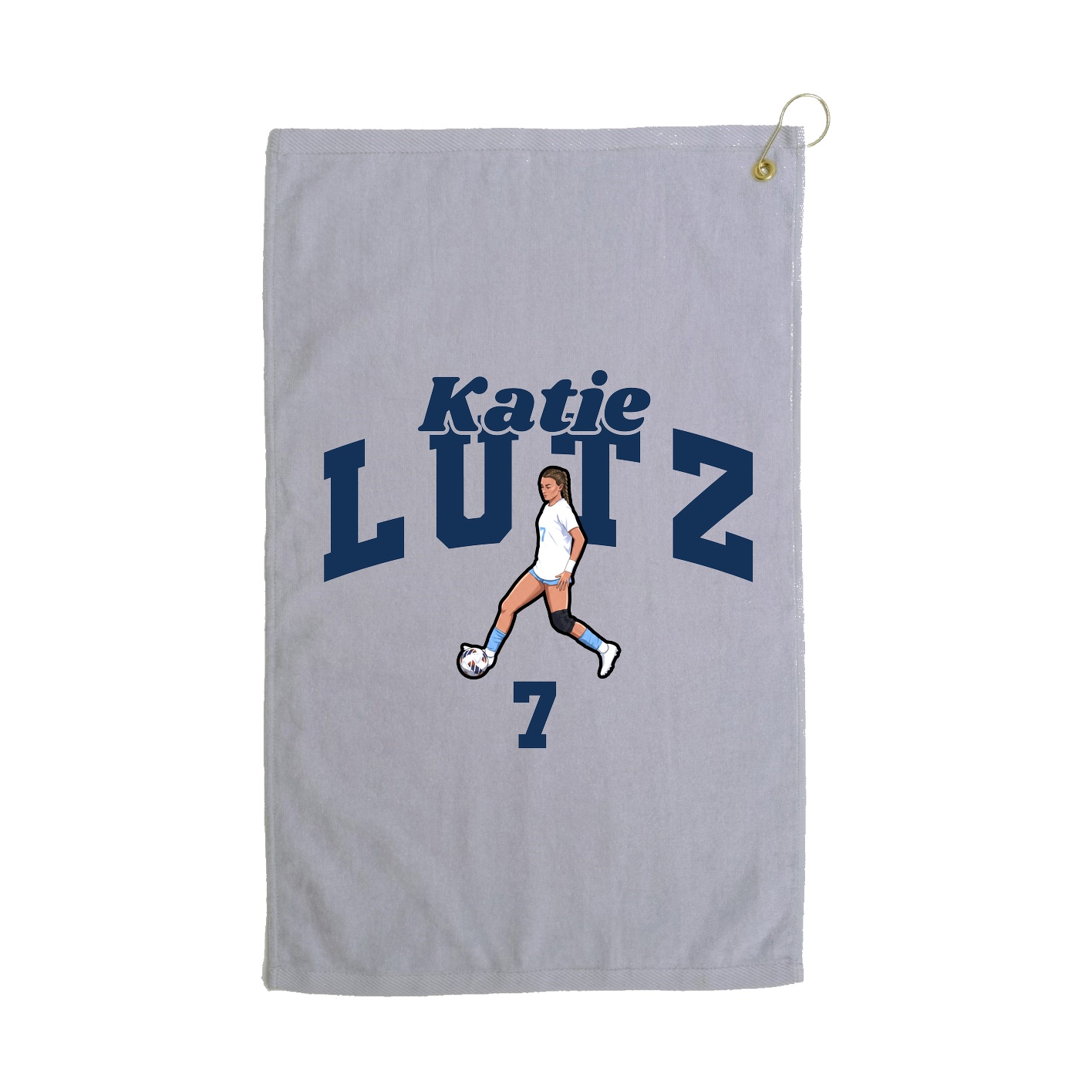 Golf Towel — Signature Arch in Grey