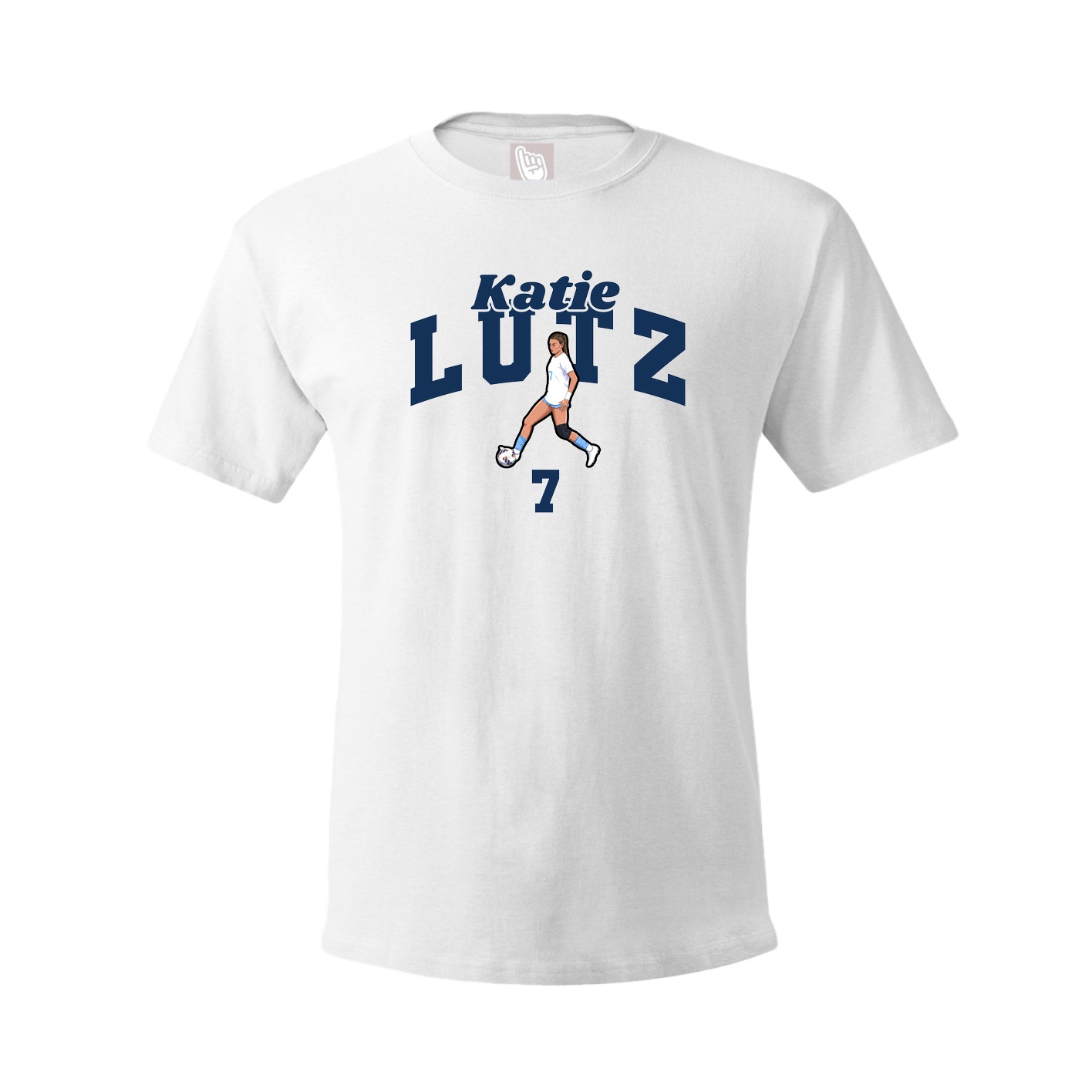 Youth Tee — Signature Arch in White