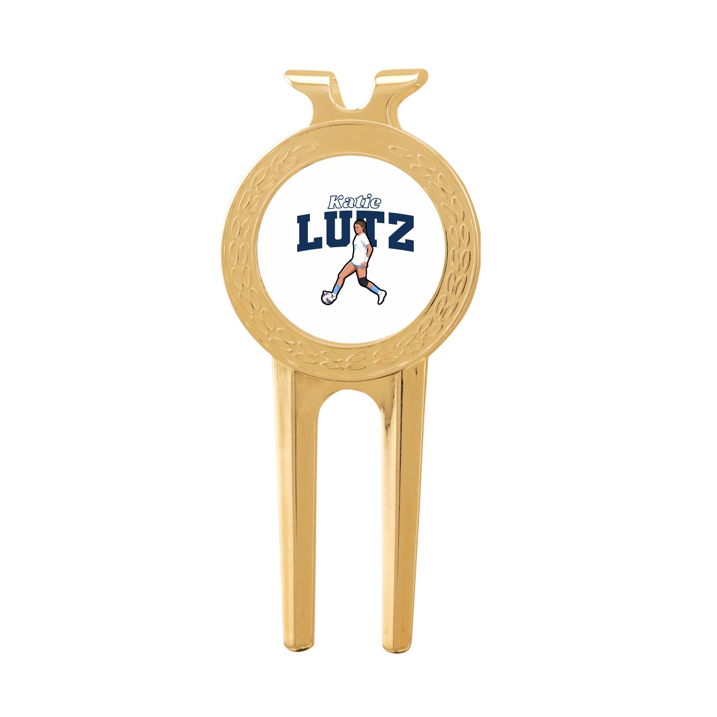 Divot Tool with Ball Marker — Name Arch in Classic