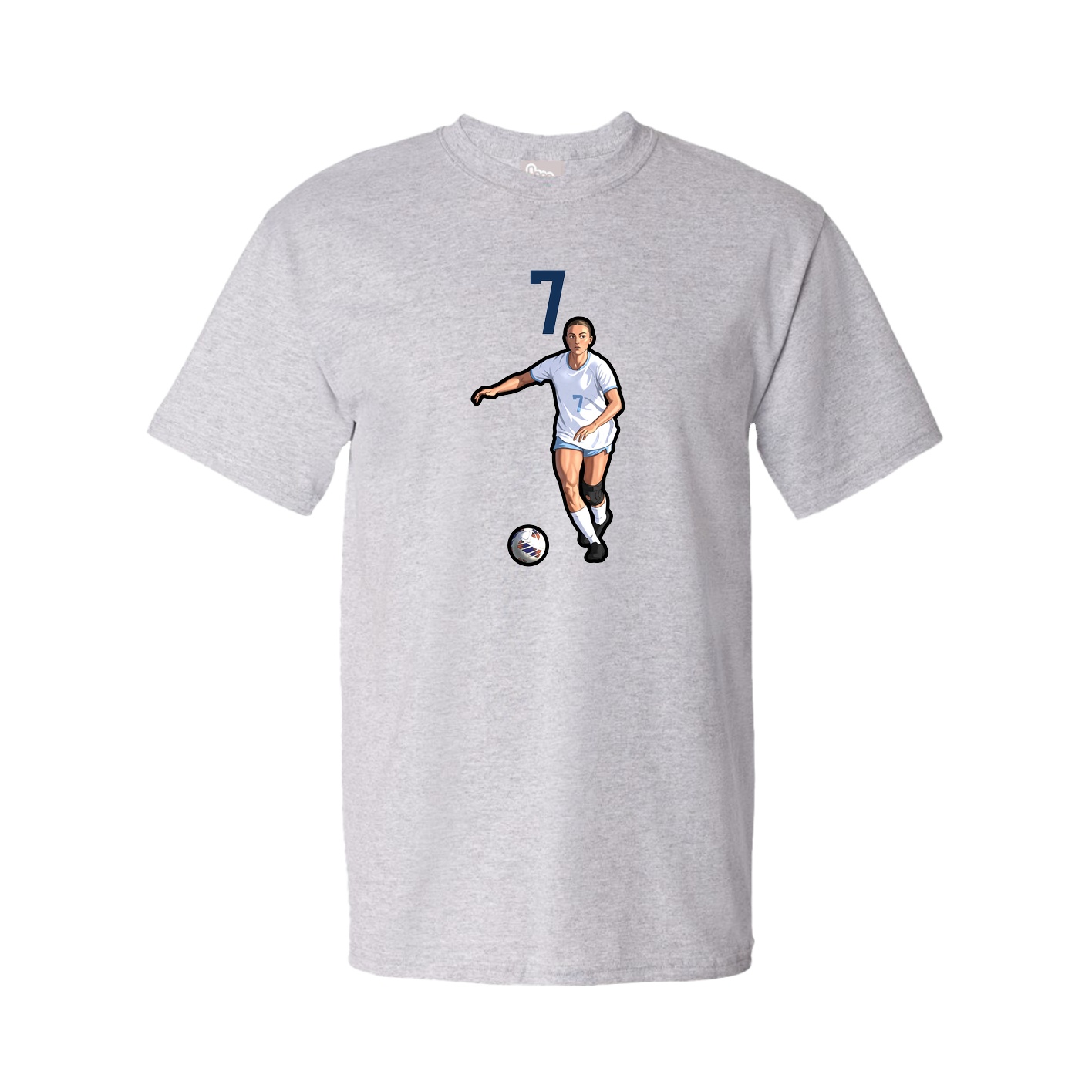 Tee — Number Top in Grey