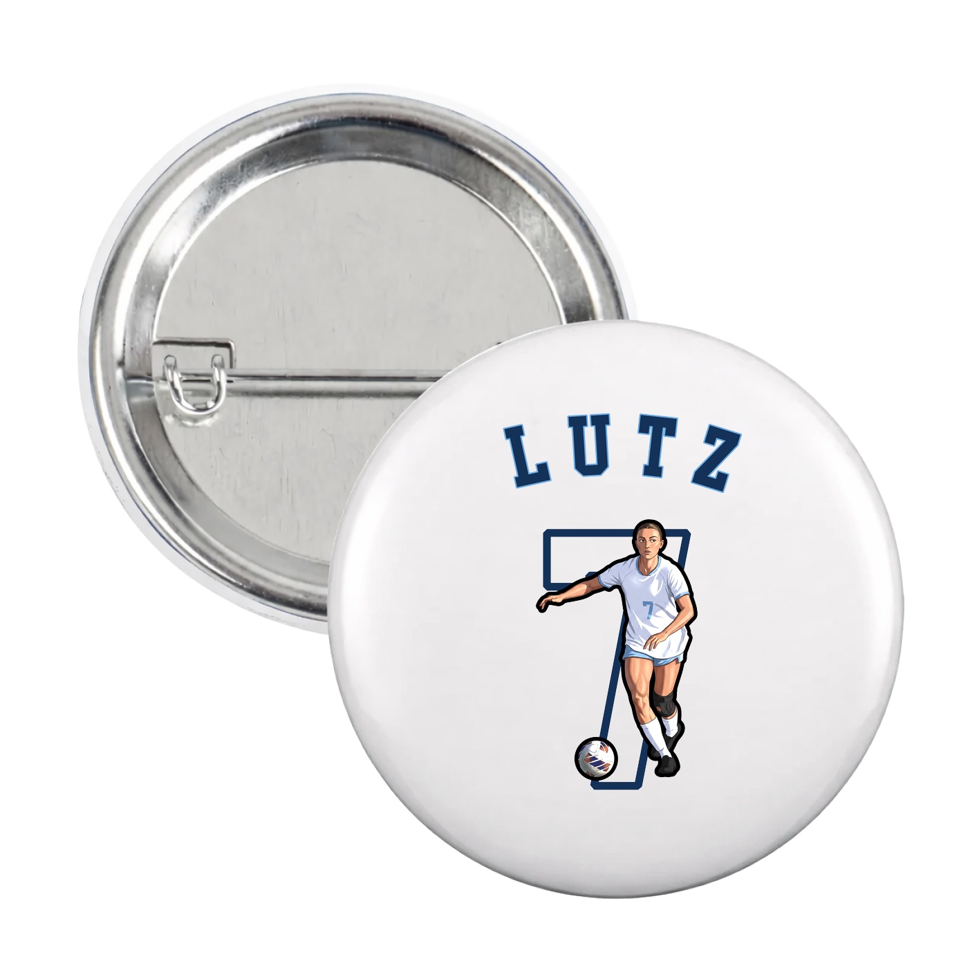 Game Day Button — Shirsey Arch in White