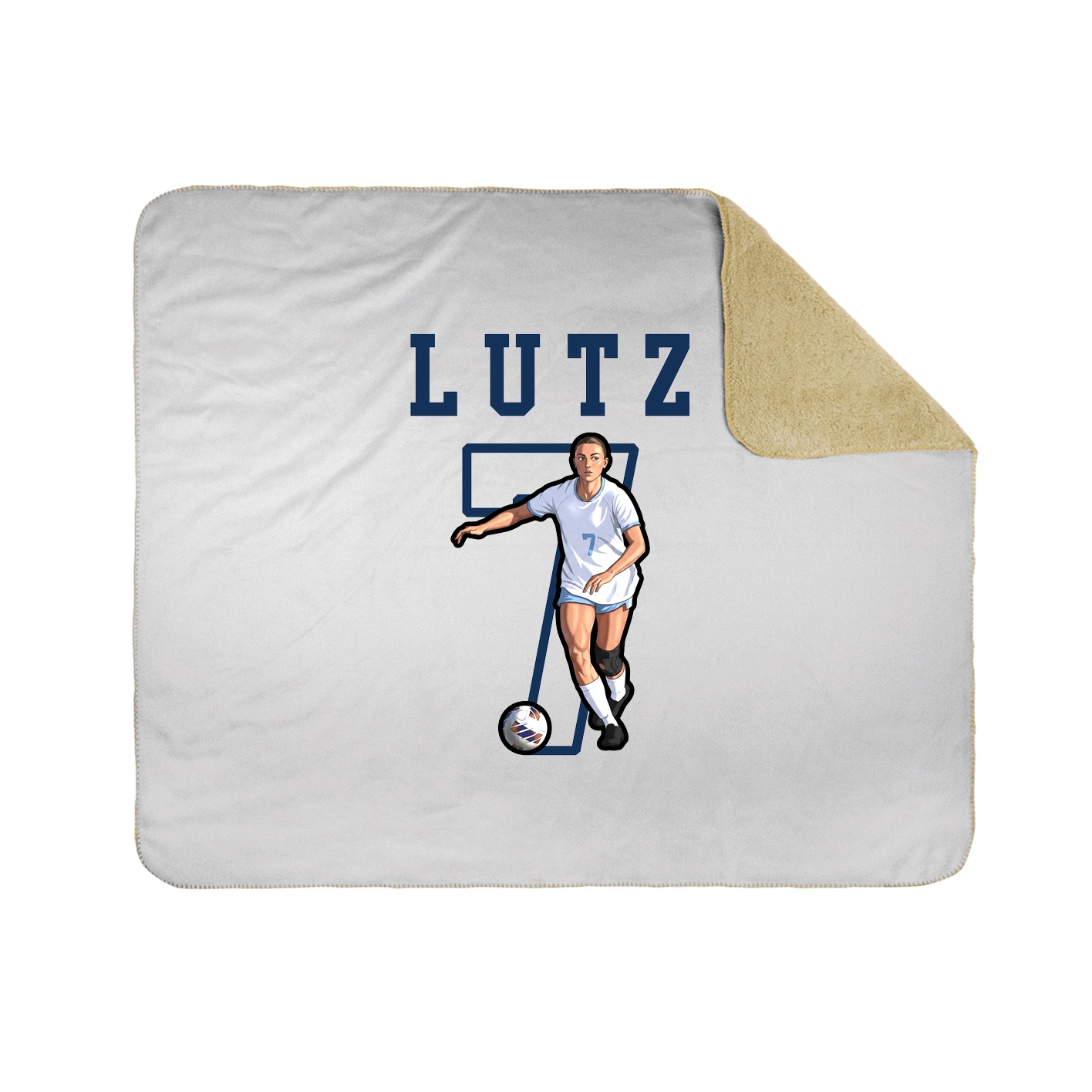 Throw Blanket — Shirsey in White