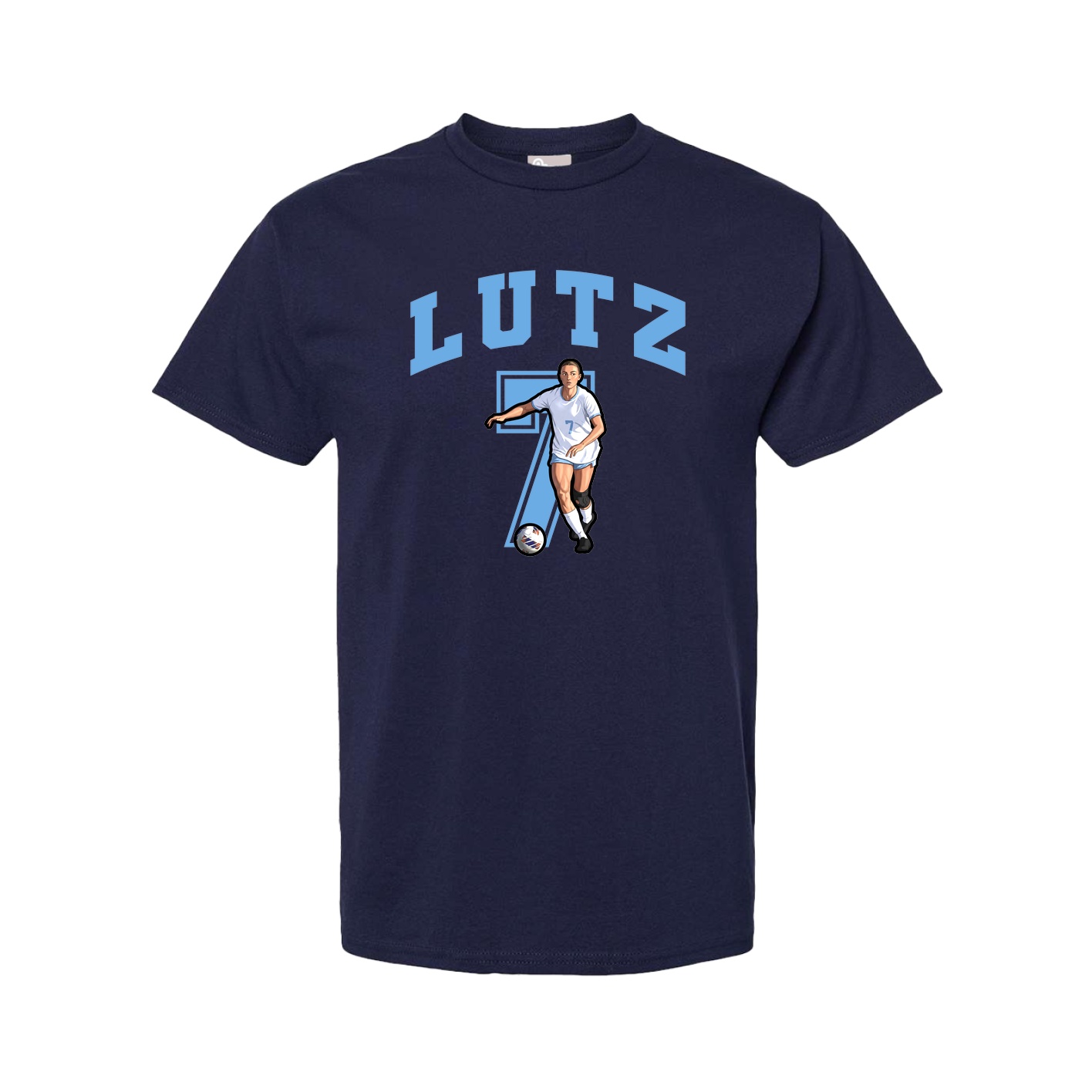 Tee — Number in Navy