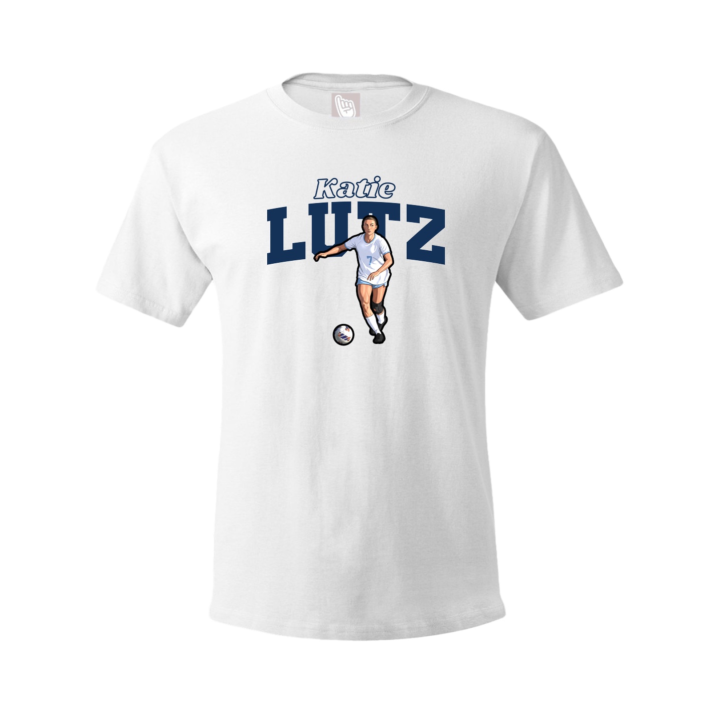 Tee — Name Arch in White
