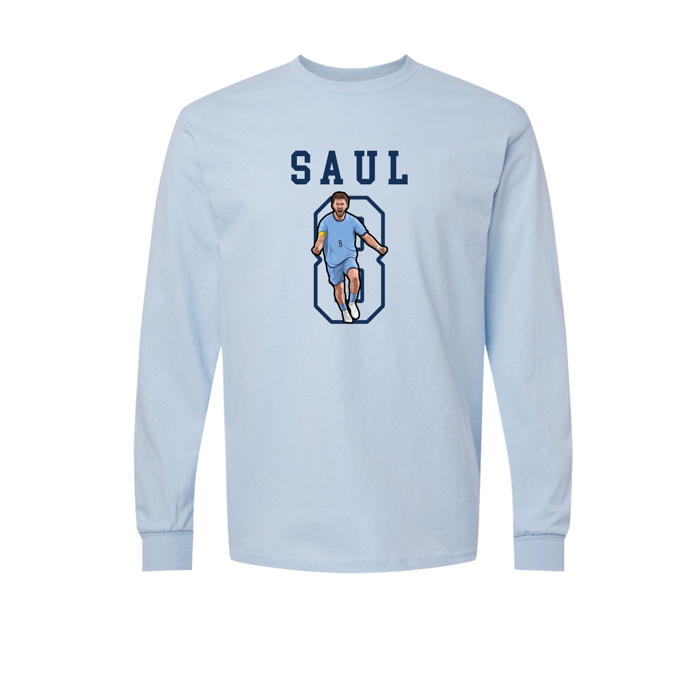 Long Sleeve Tee — Shirsey in Light Blue
