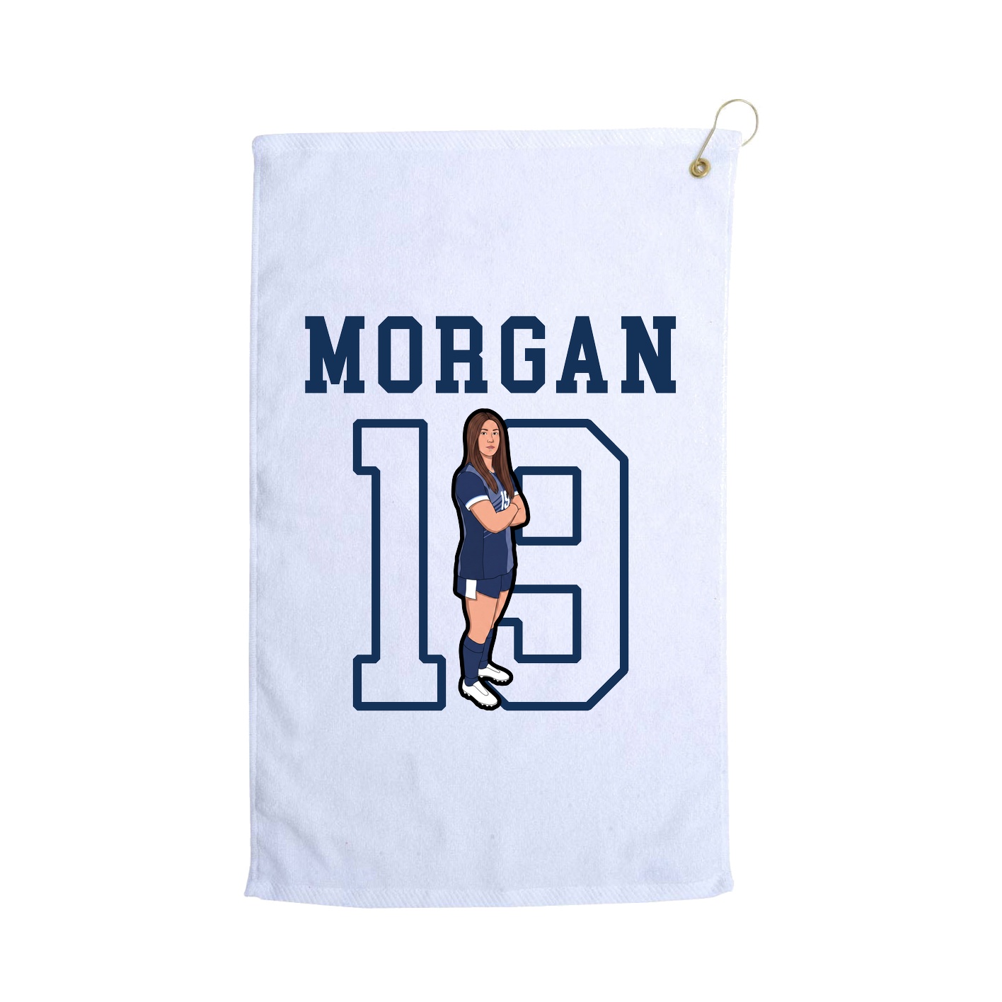 Golf Towel — Shirsey in White