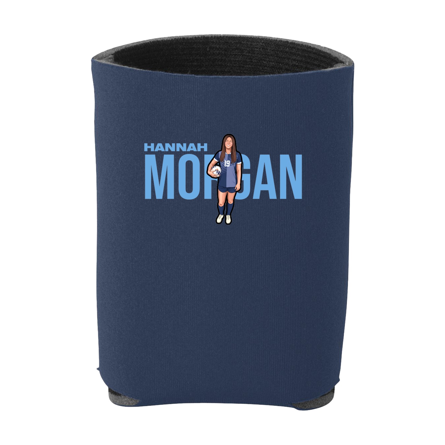 Can Holder — Player Name in Navy