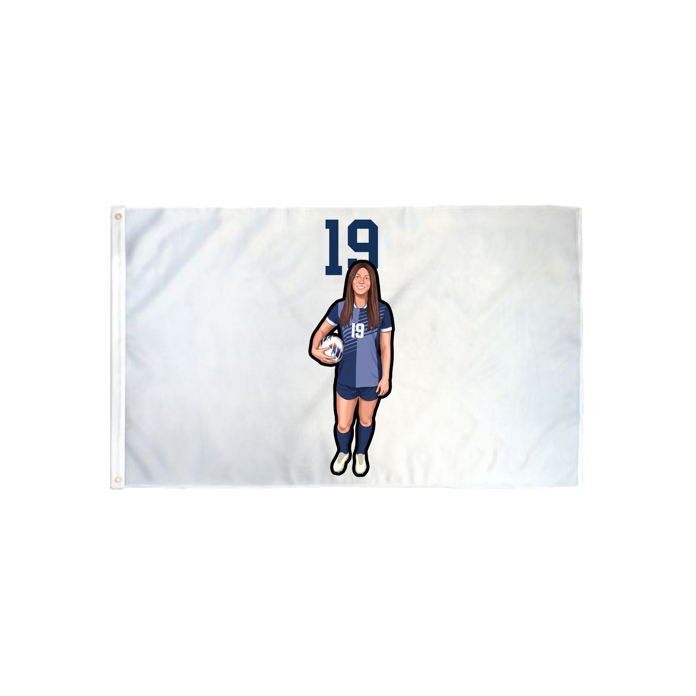 3x5 Flag — Number Top in Classic