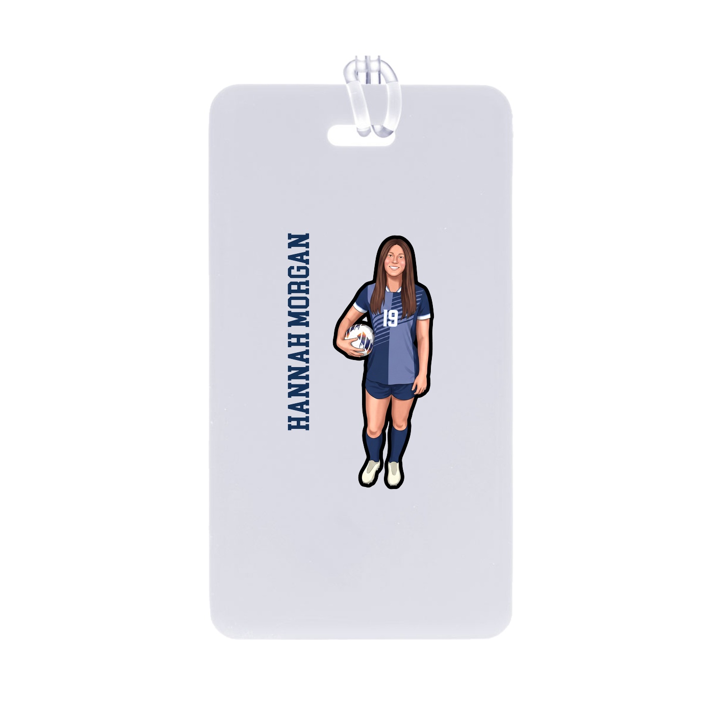 Bag Tag — Name Vertical in Classic
