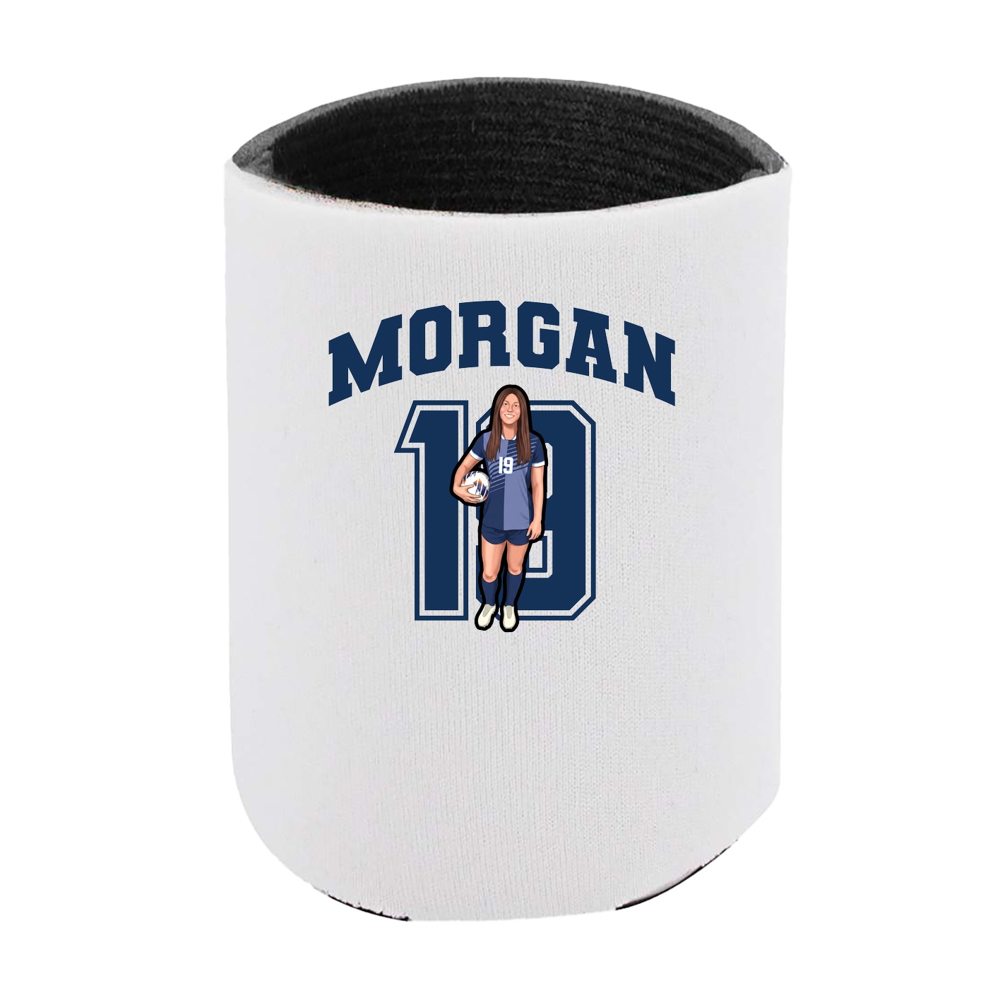 Can Holder — Number in White