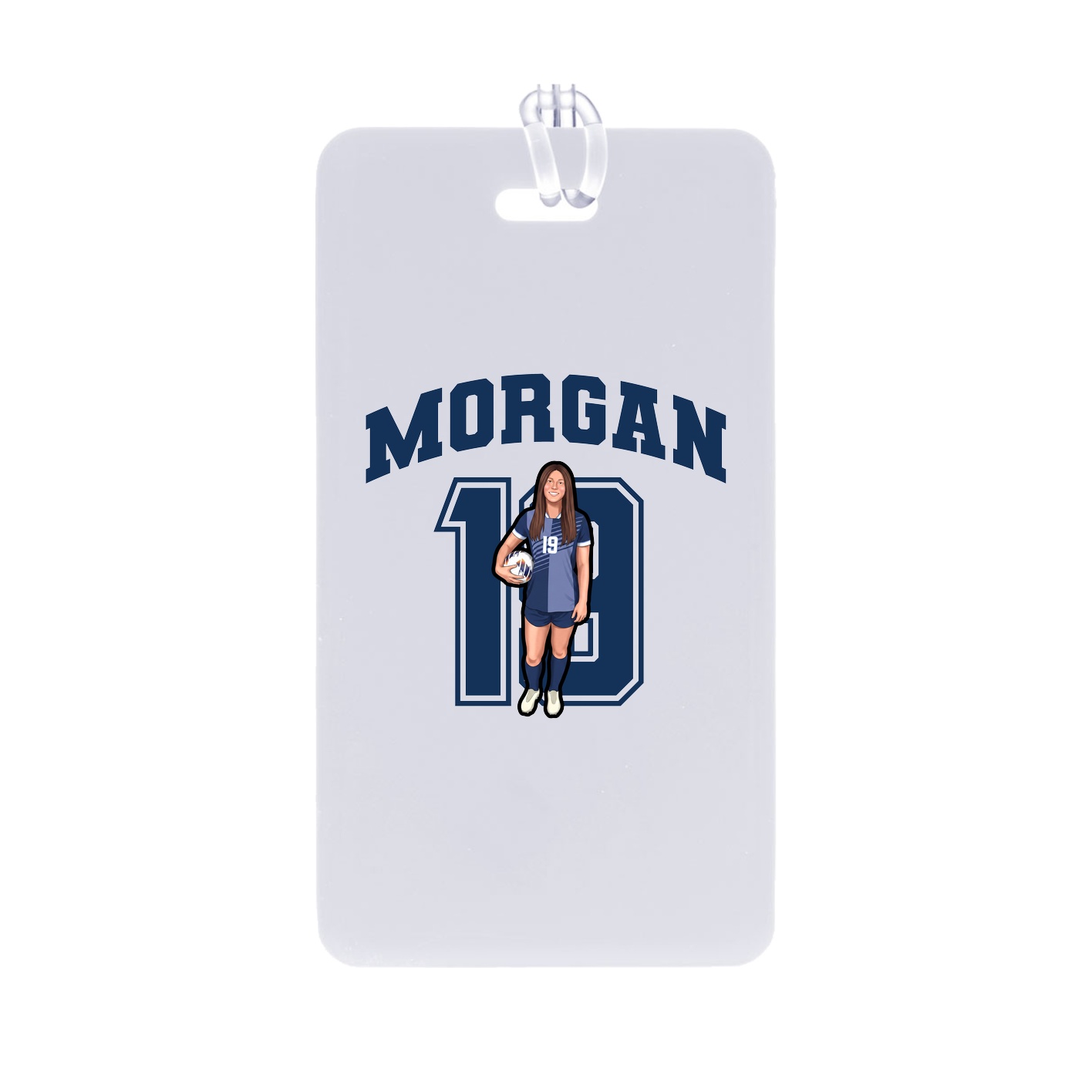 Bag Tag — Number in Classic