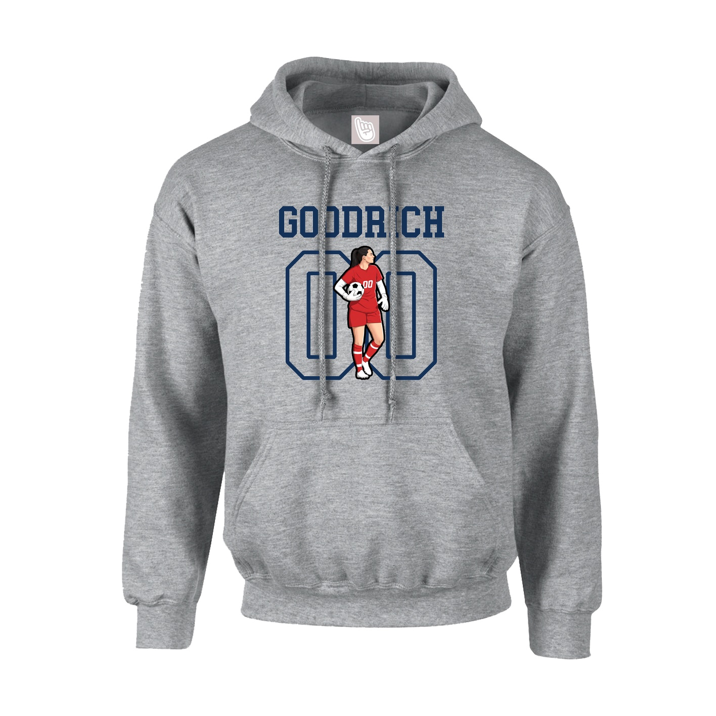 Hoodie — Shirsey in Grey