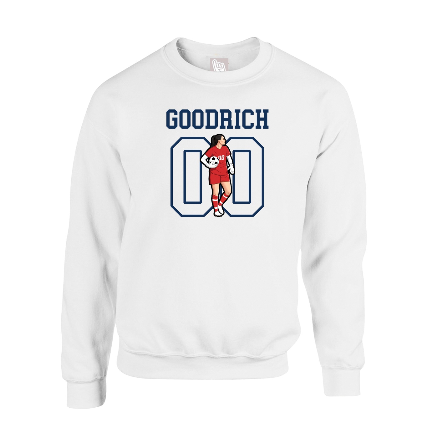 Fleece Crew — Shirsey in White