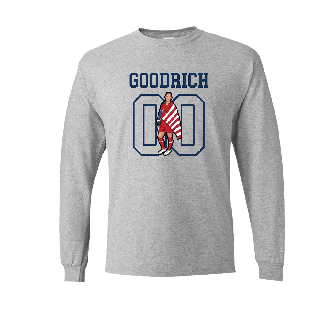 Long Sleeve Tee — Shirsey in Grey