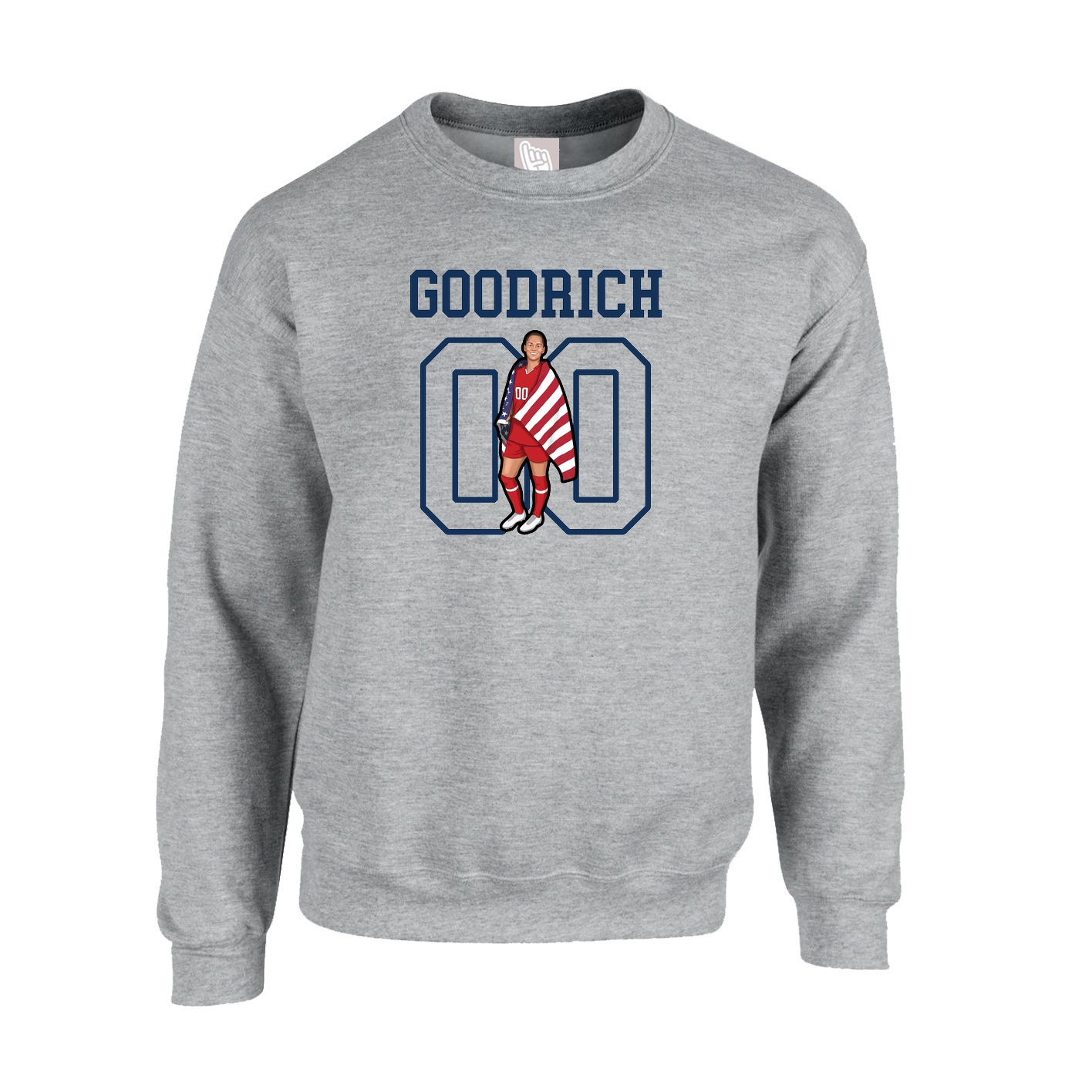 Fleece Crew — Shirsey in Grey