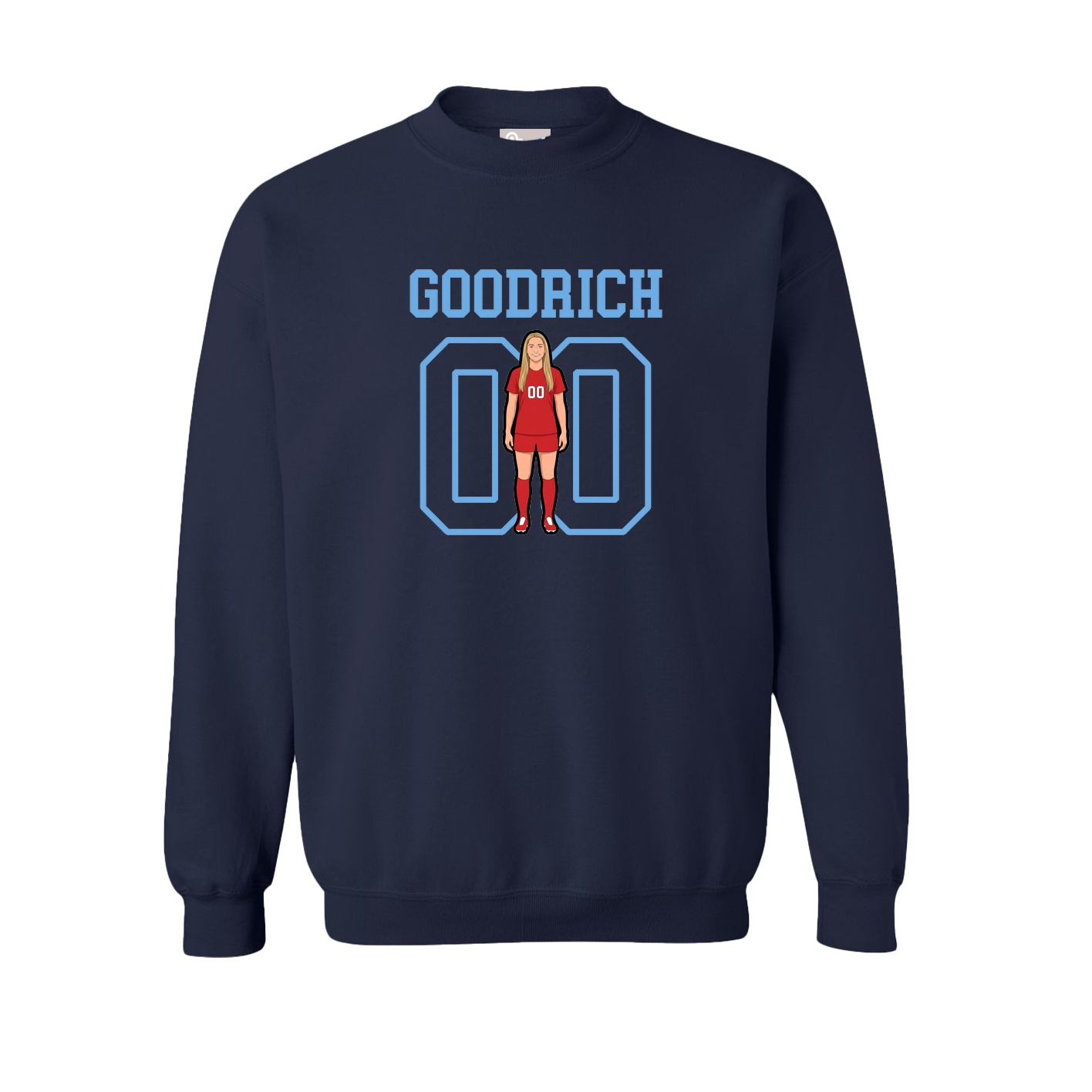 Fleece Crew — Shirsey in Navy