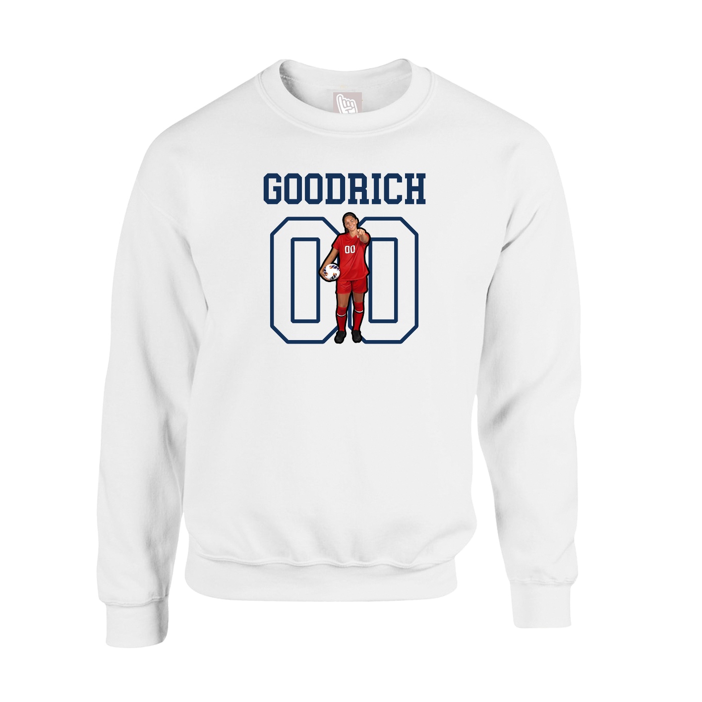 Fleece Crew — Shirsey in White