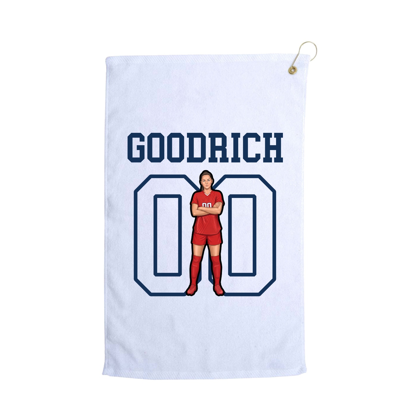 Golf Towel — Shirsey in White