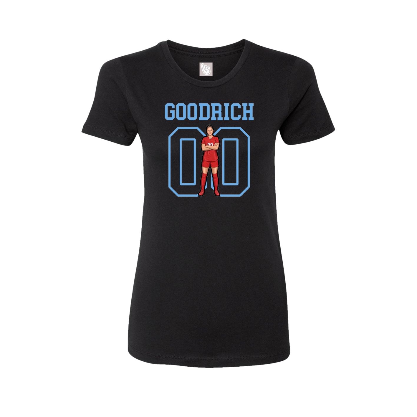 Fitted Women's Tee — Shirsey in Black