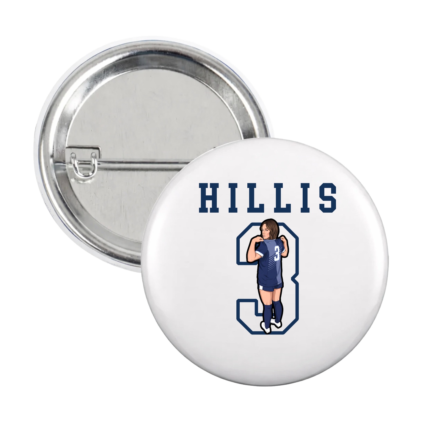 Game Day Button — Shirsey in White
