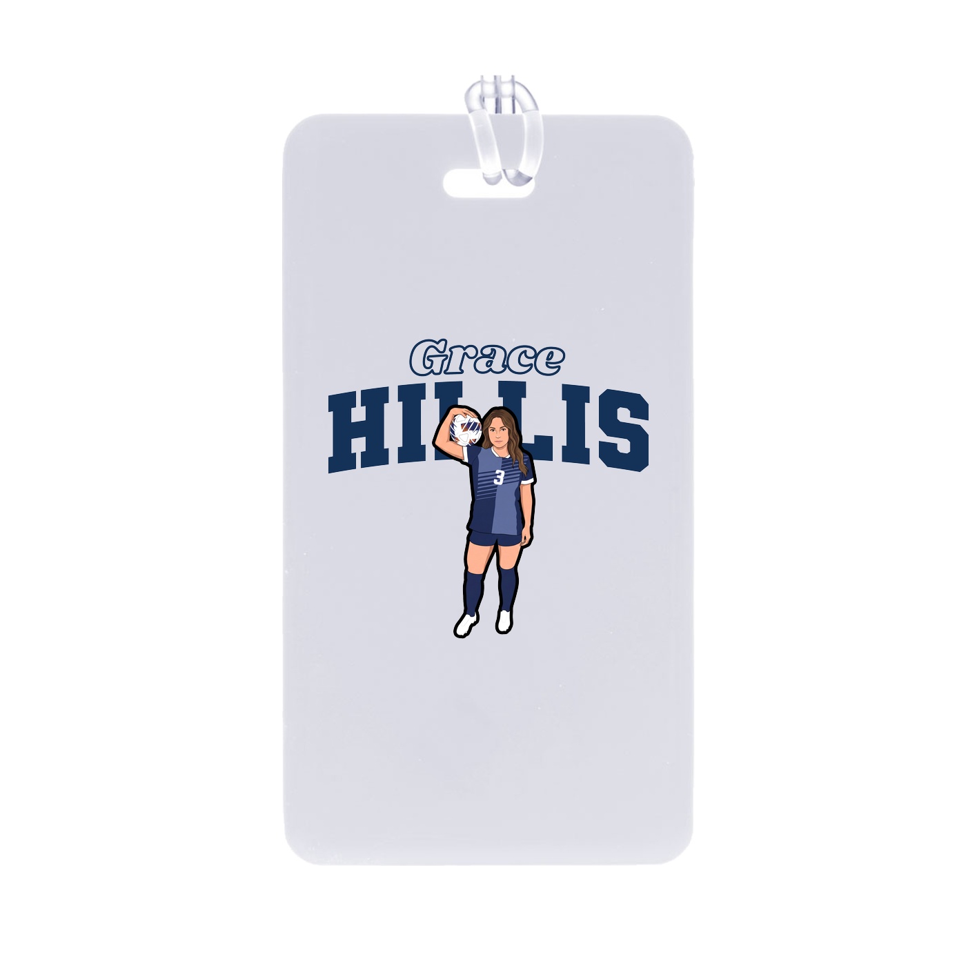 Bag Tag — Name Arch in Classic
