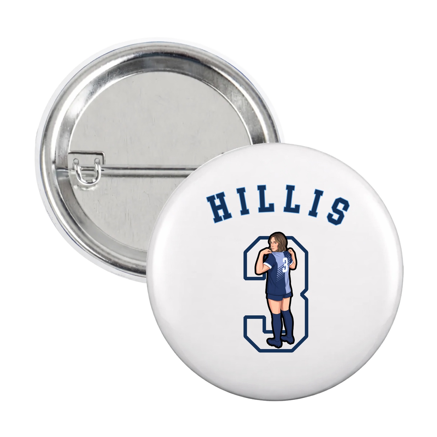Game Day Button — Shirsey Arch in White