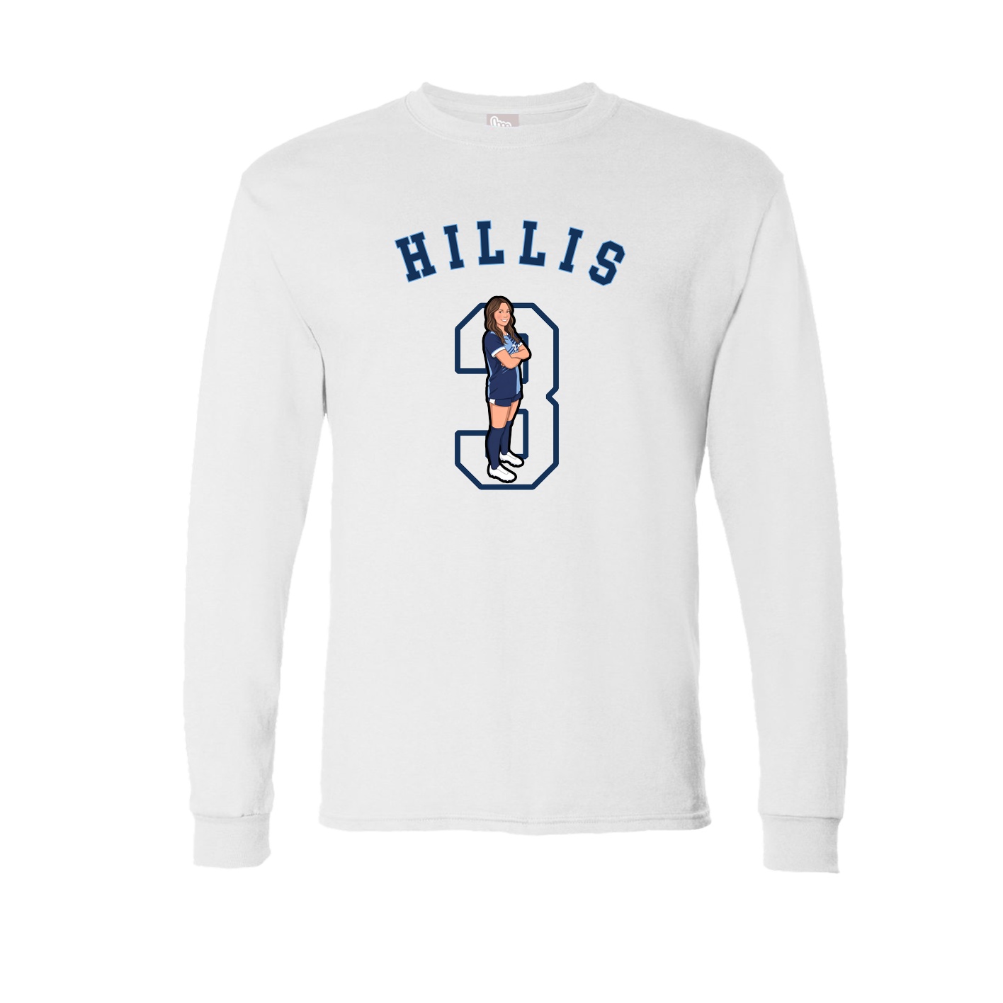 Long Sleeve Tee — Shirsey Arch in White