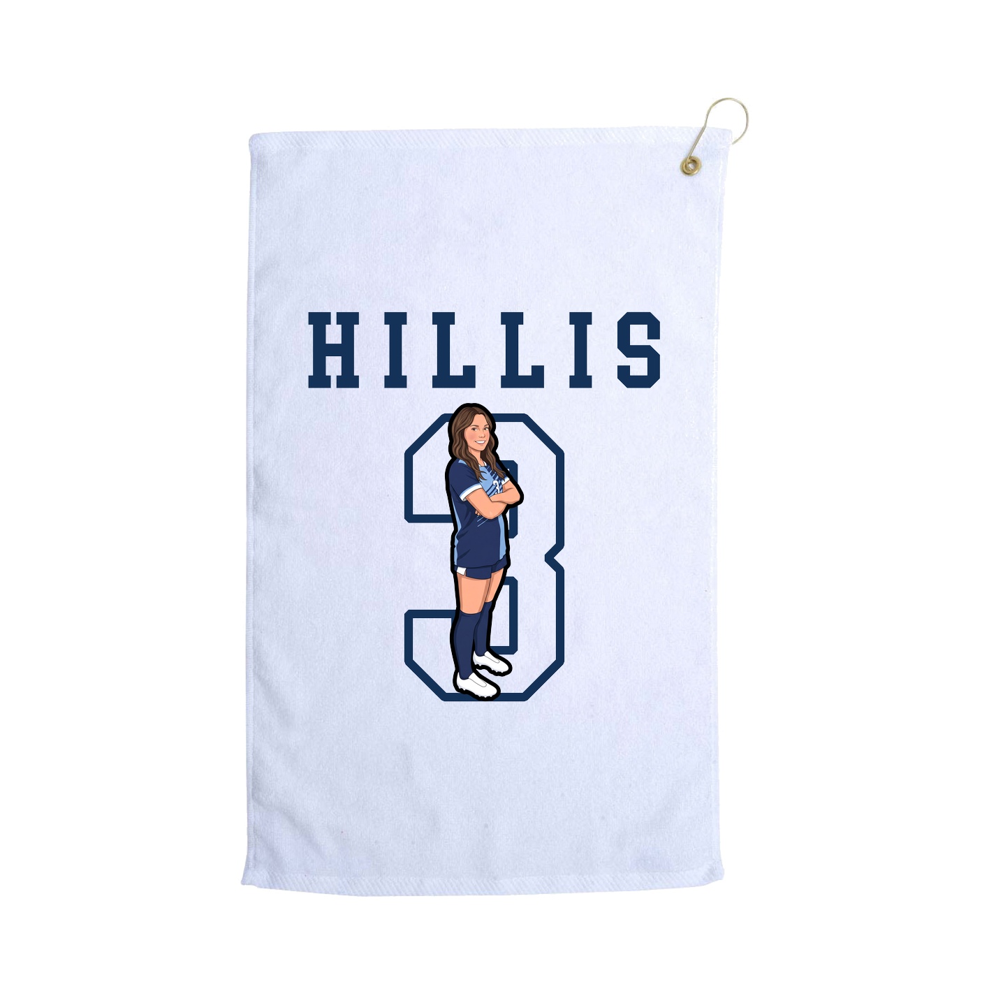 Golf Towel — Shirsey in White