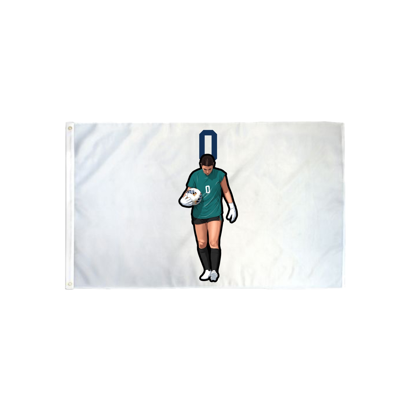 3x5 Flag — Number Top in Classic