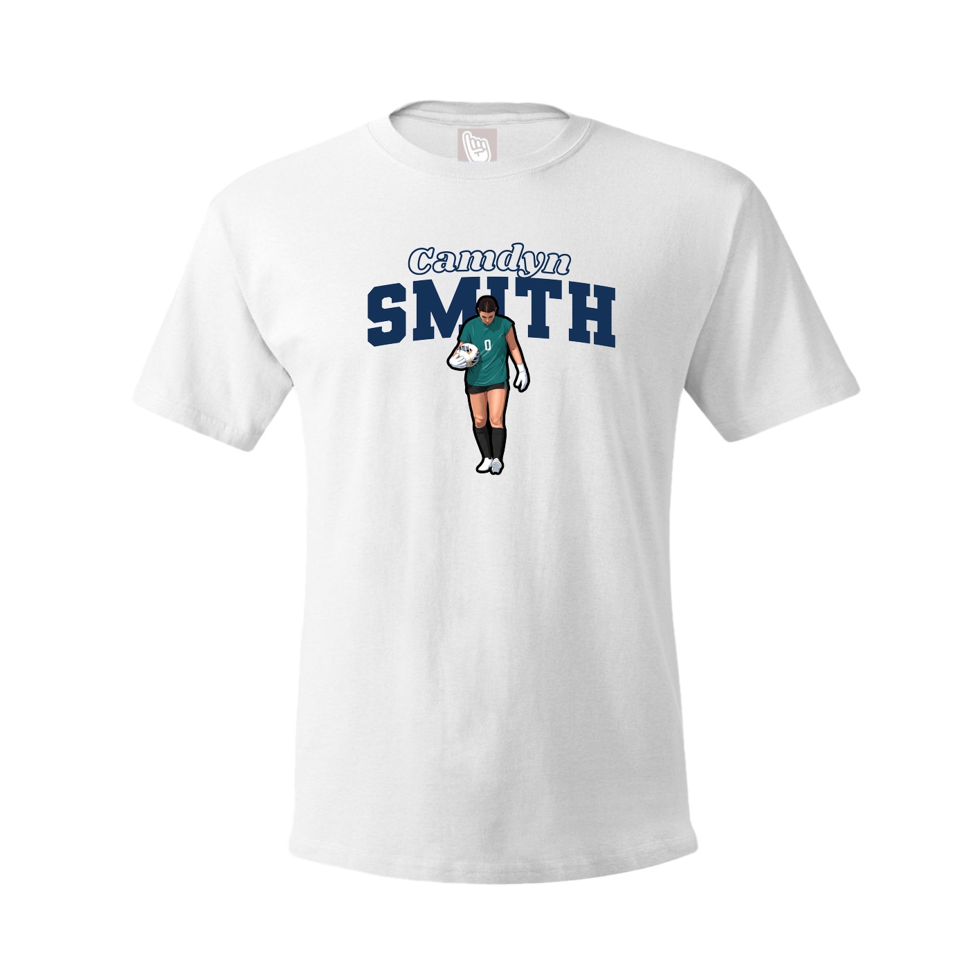 Tee — Name Arch in White