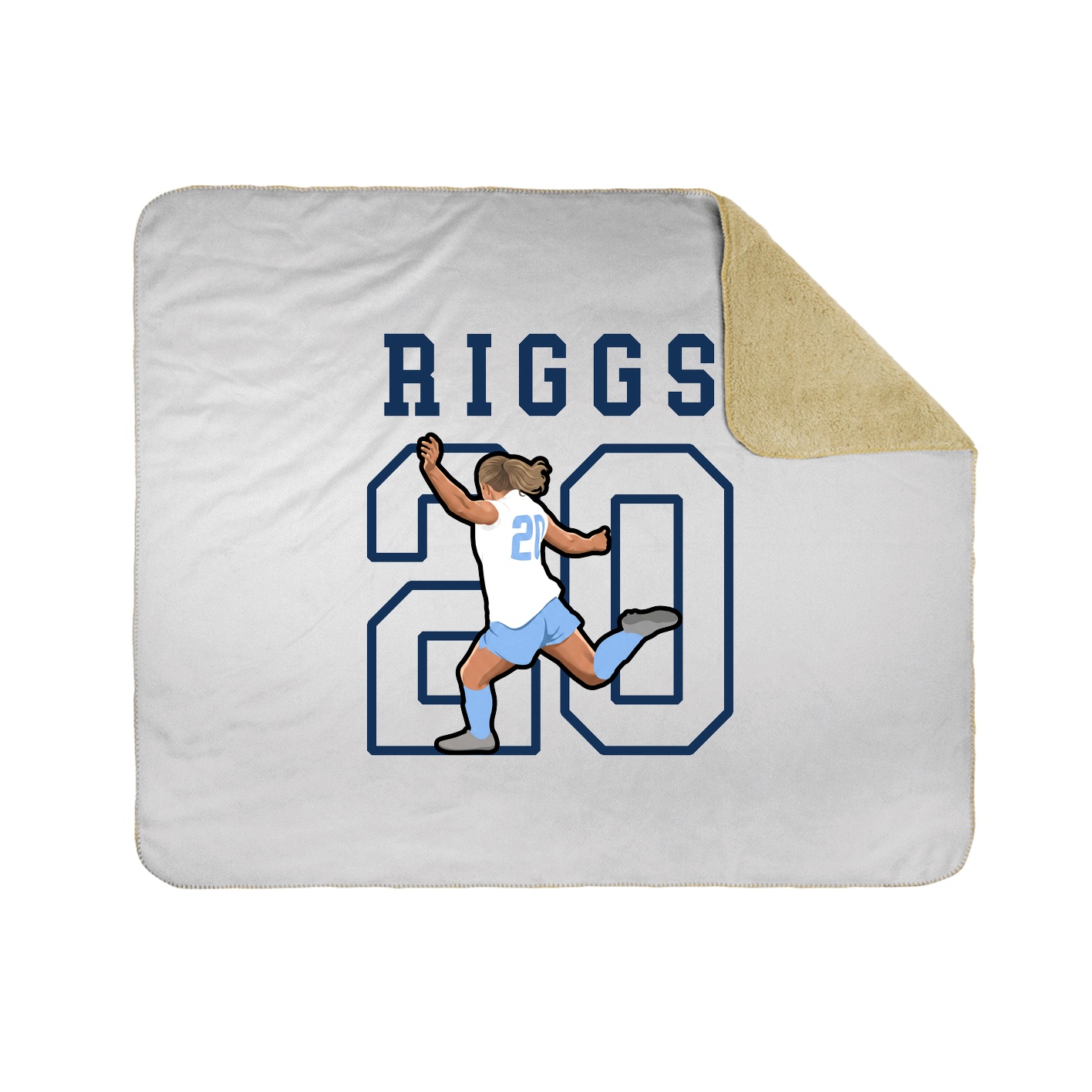 Throw Blanket — Shirsey in White