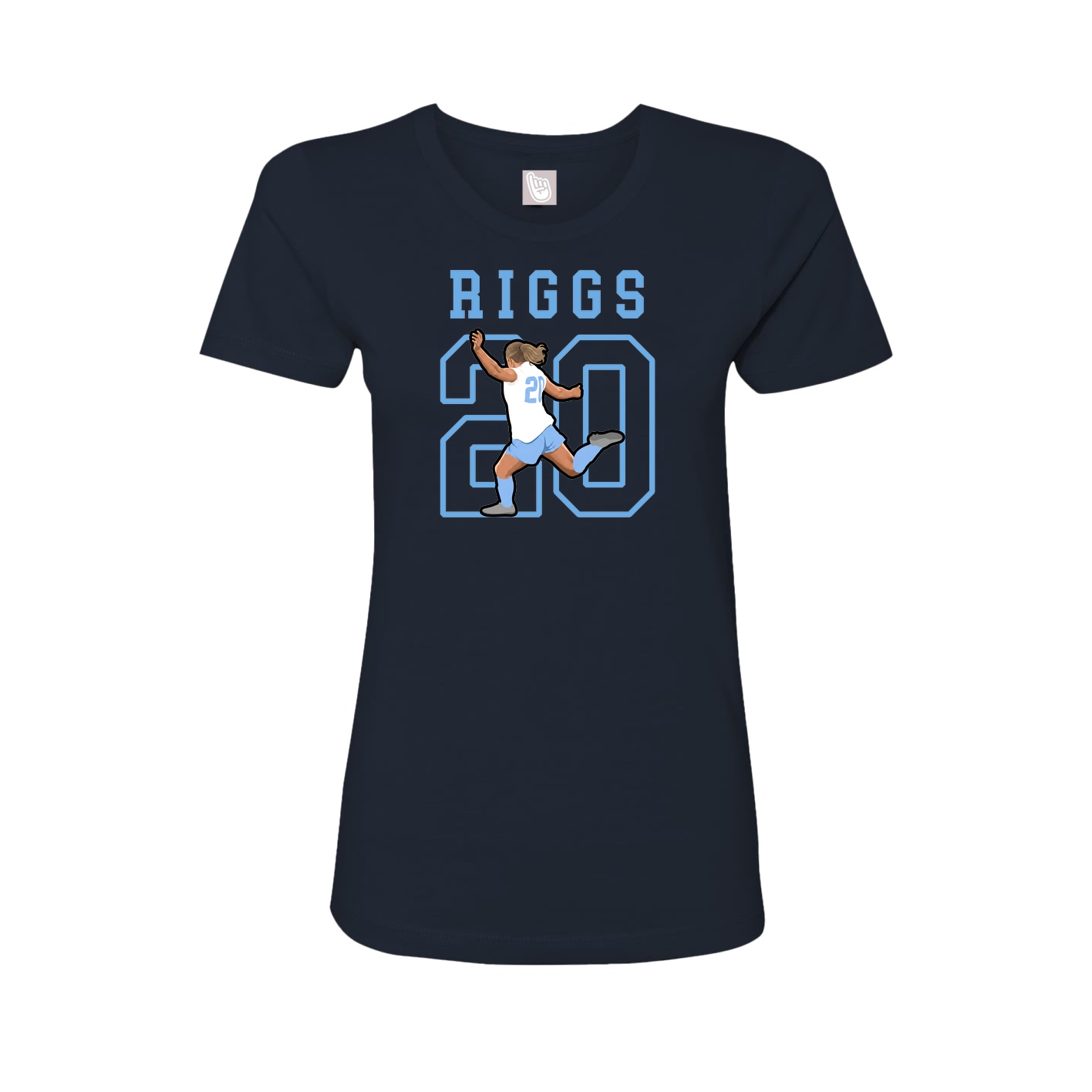 Fitted Women's Tee — Shirsey in Navy