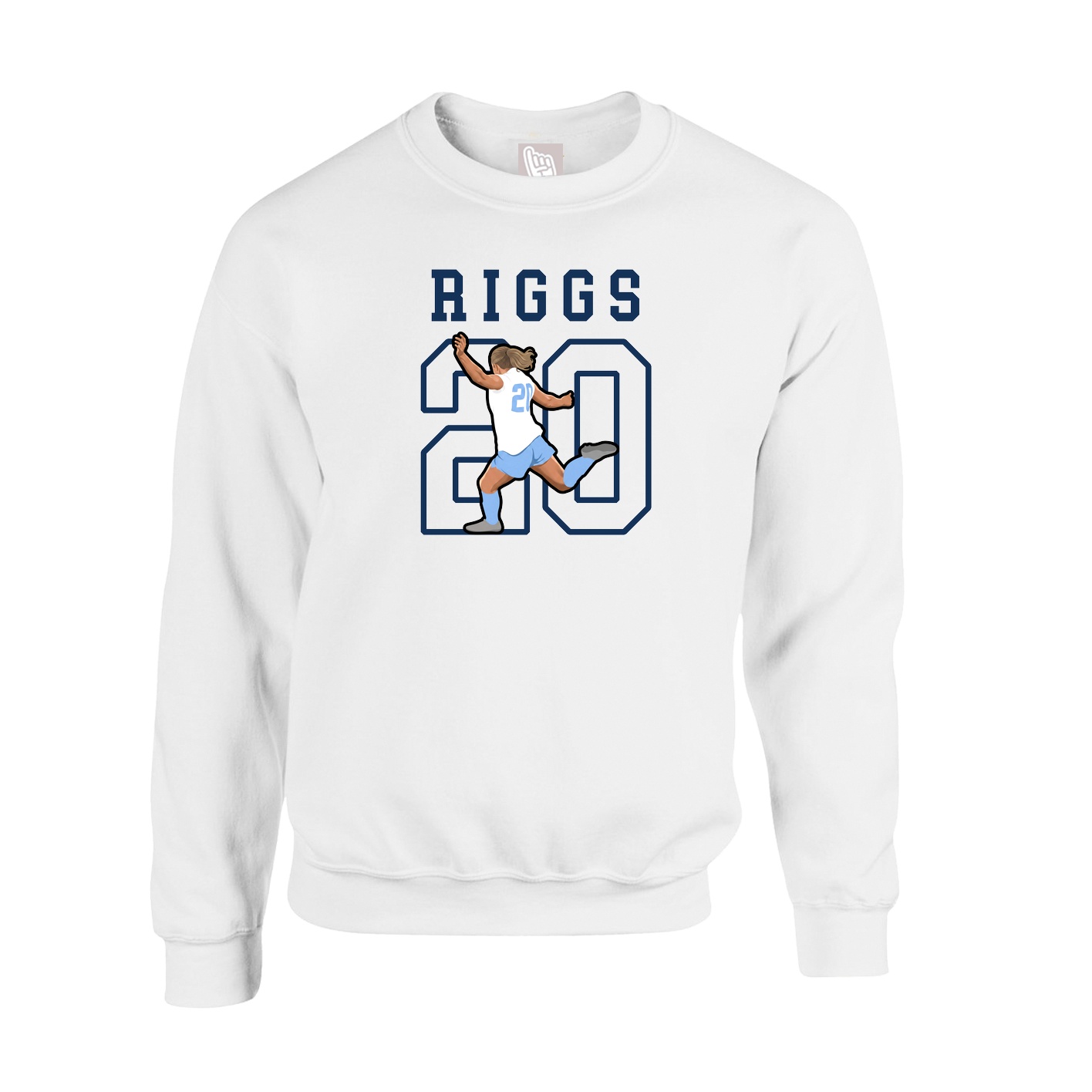 Fleece Crew — Shirsey in White