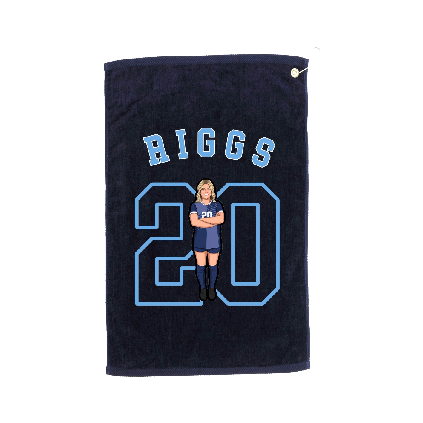 Golf Towel — Shirsey Arch in Navy