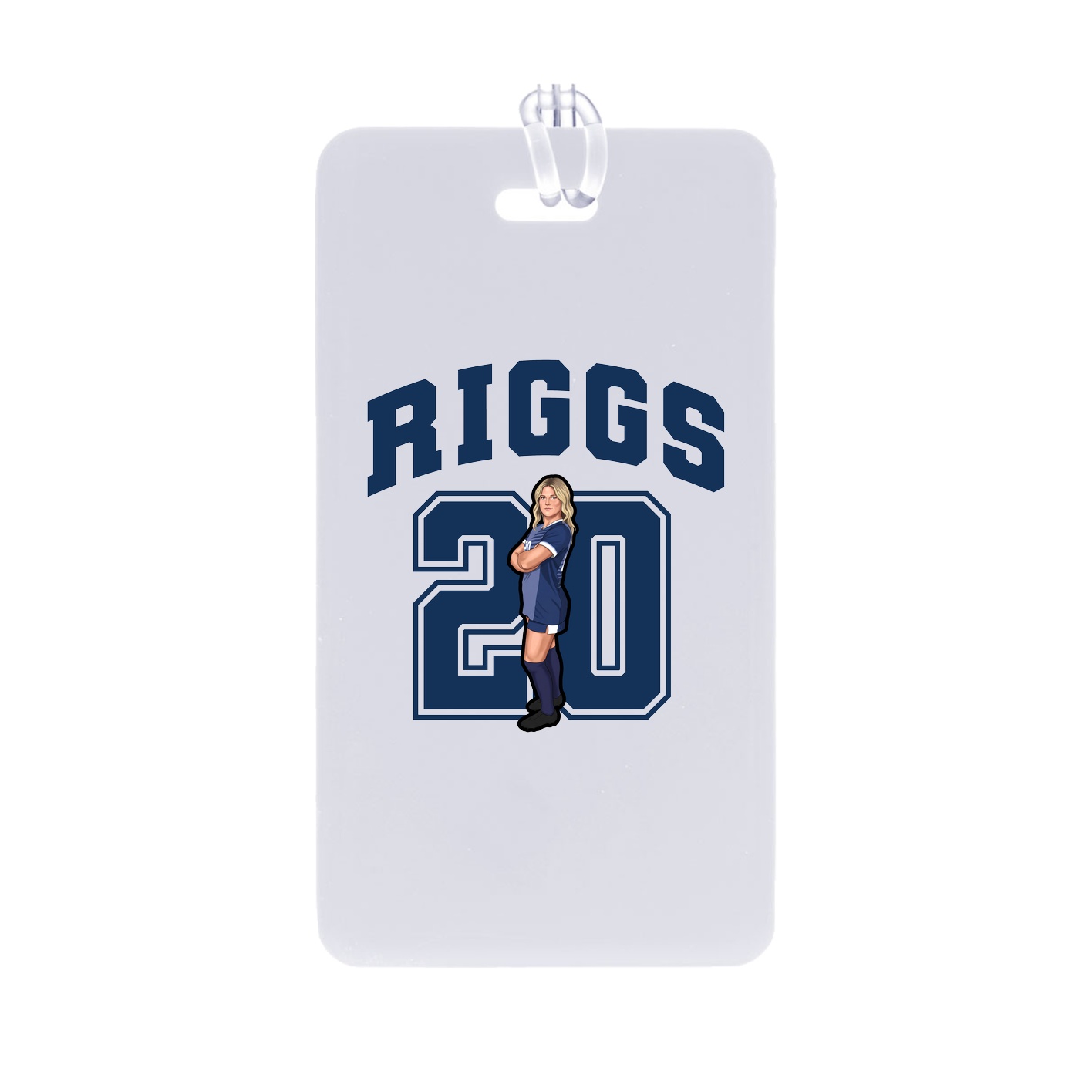 Bag Tag — Number in Classic