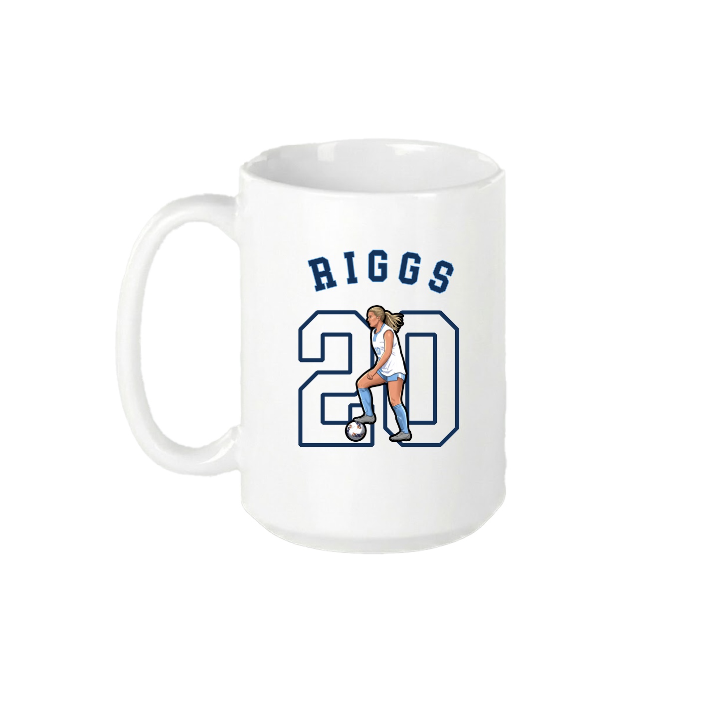 15oz Coffee Mug — Shirsey Arch in White