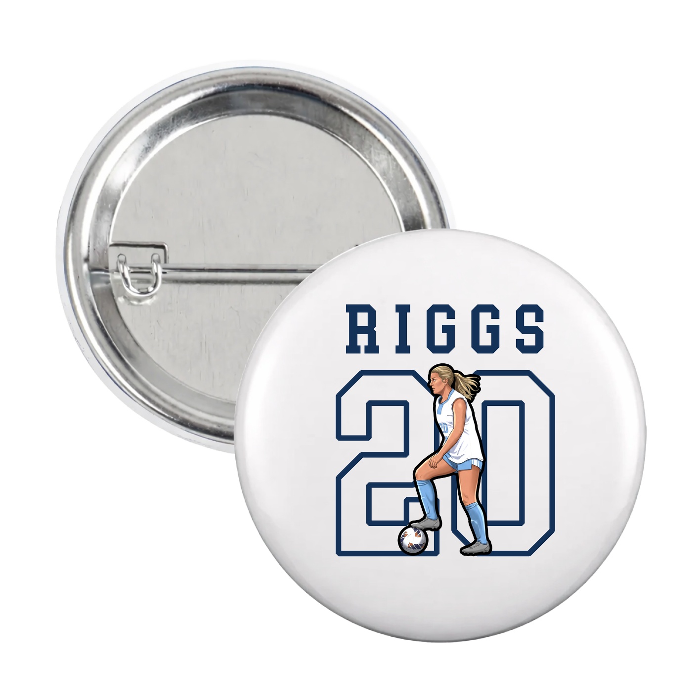 Game Day Button — Shirsey in White