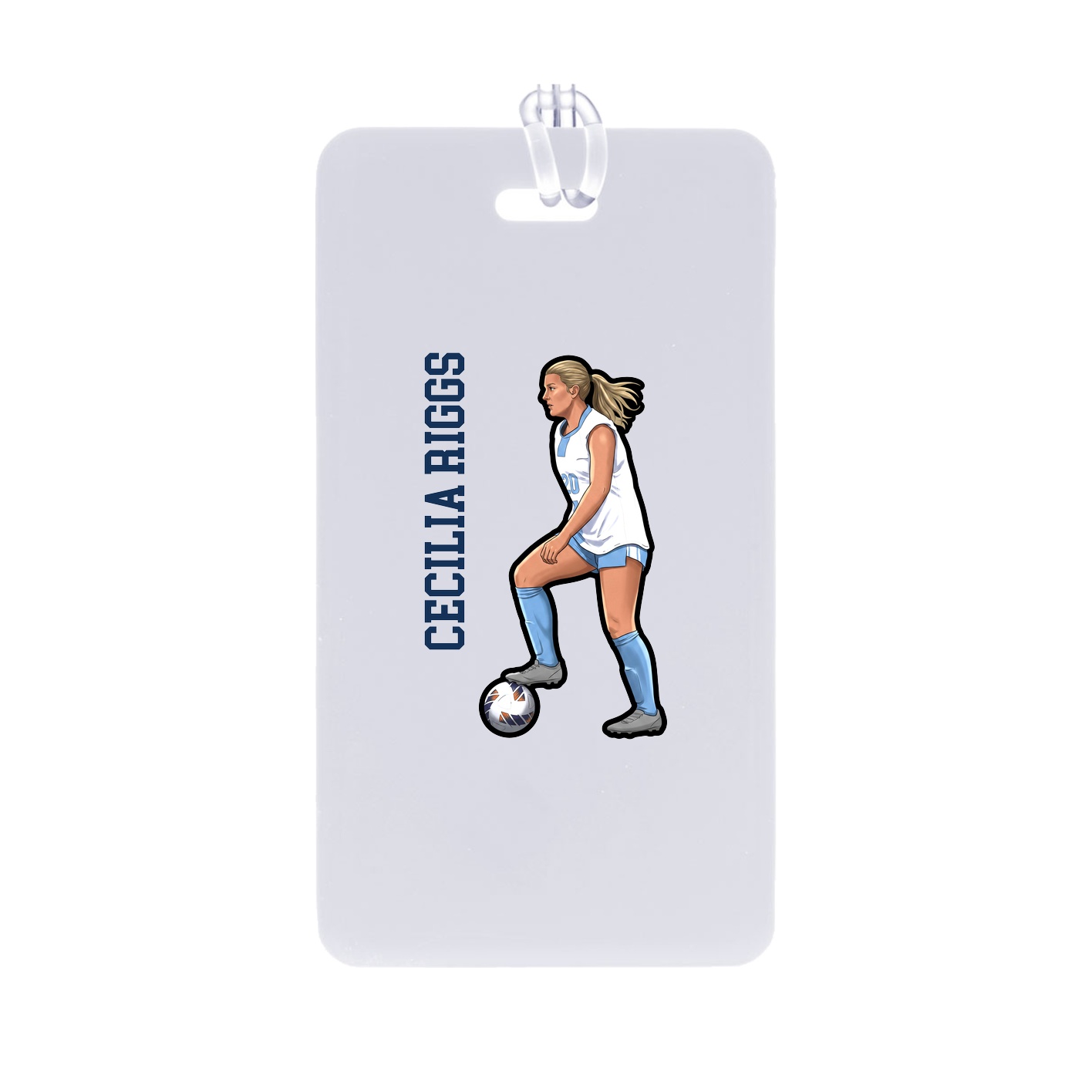 Bag Tag — Name Vertical in Classic