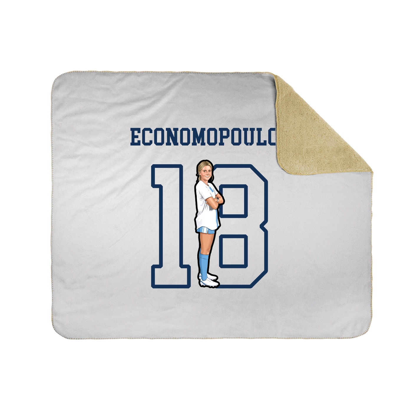 Throw Blanket — Shirsey in White