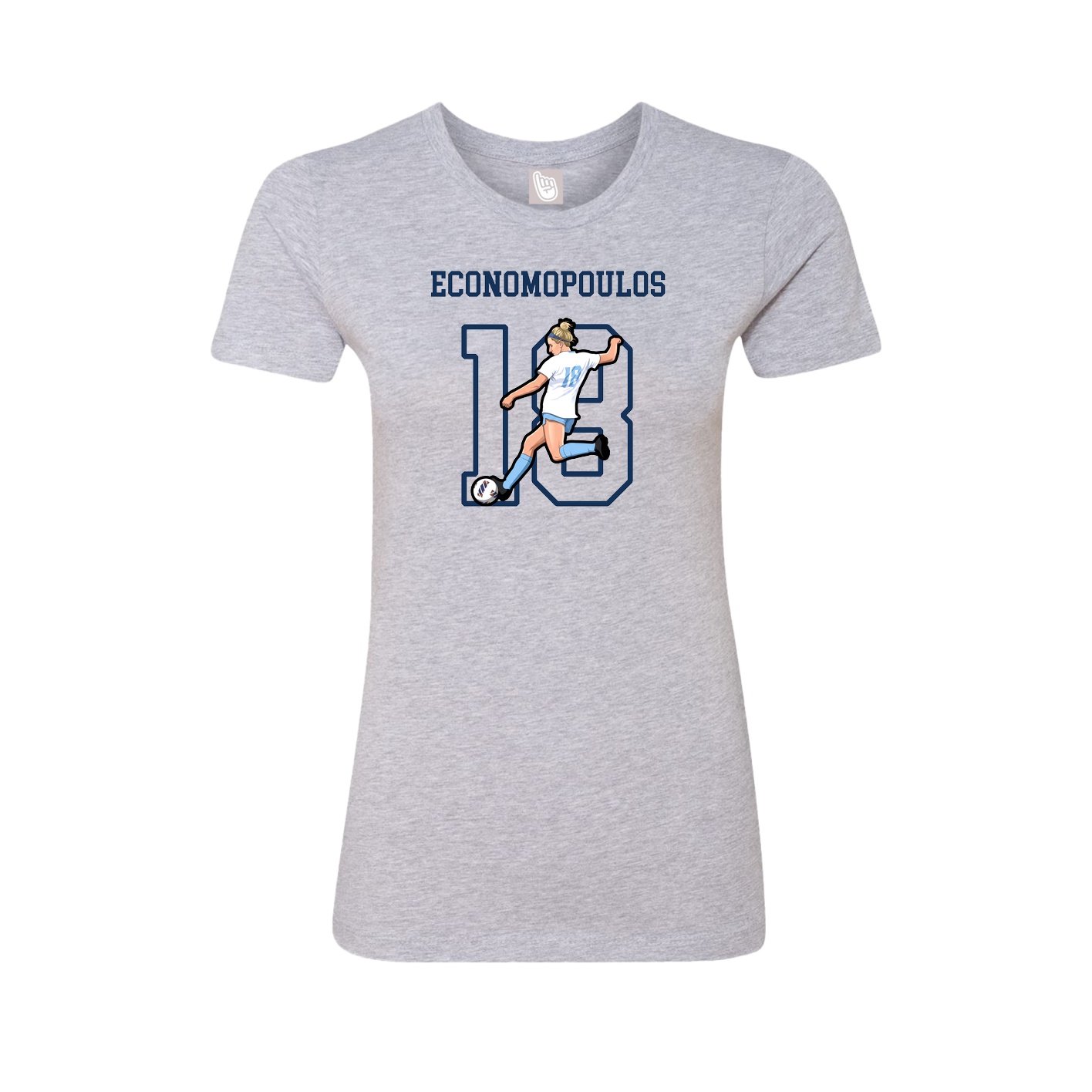 Fitted Women's Tee — Shirsey in Grey