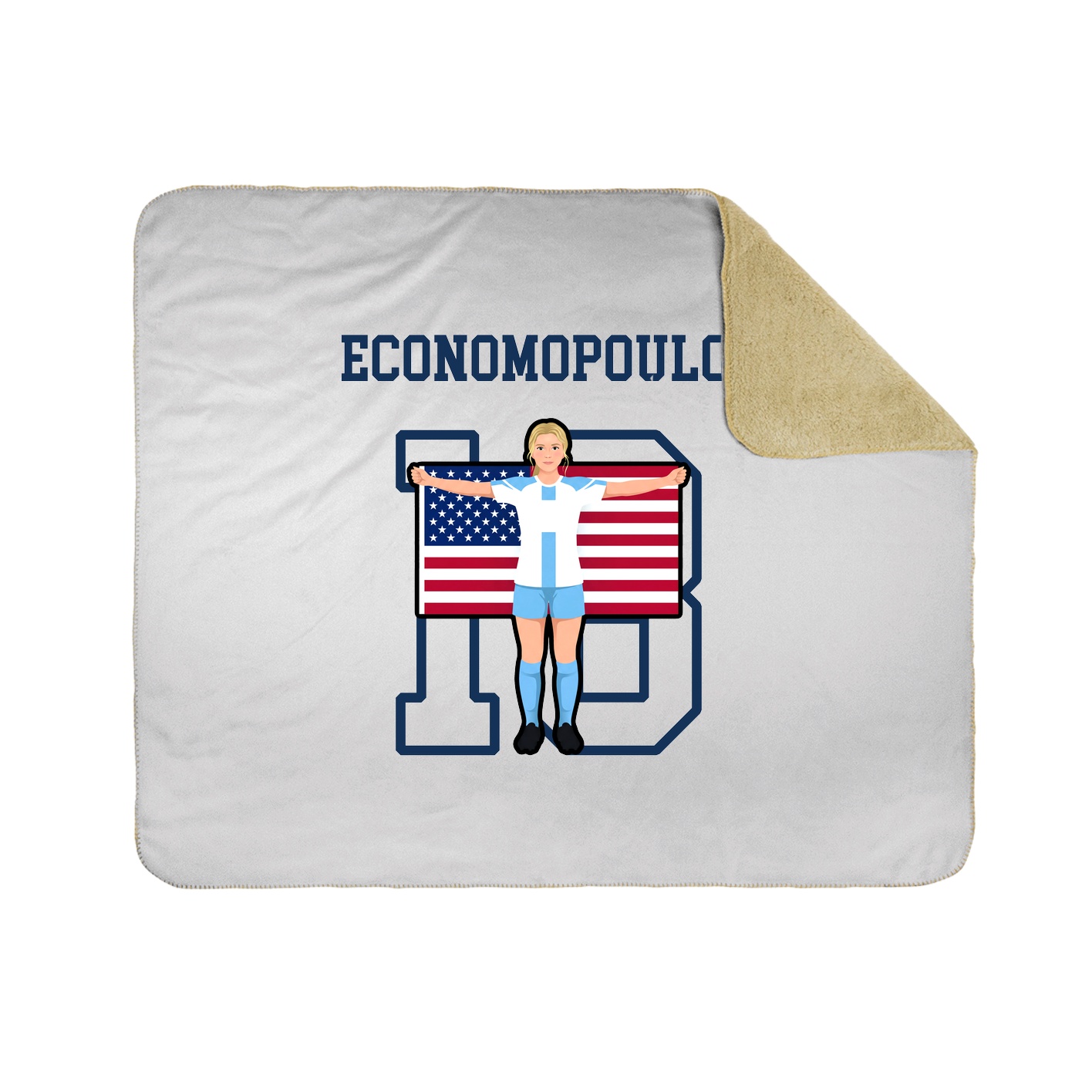 Throw Blanket — Shirsey in White